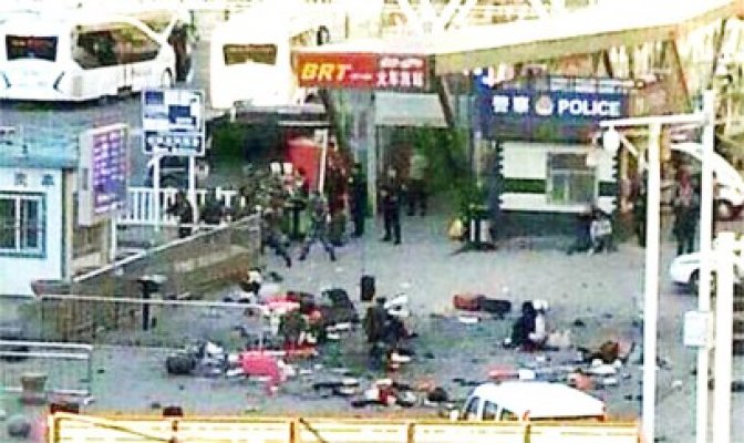 Explozie într-o gară din oraşul chinez Urumqi